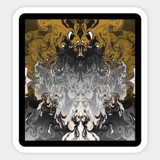 Abstract art Sticker